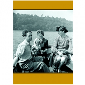 Dylan Thomas and Caitlin on the Ferry